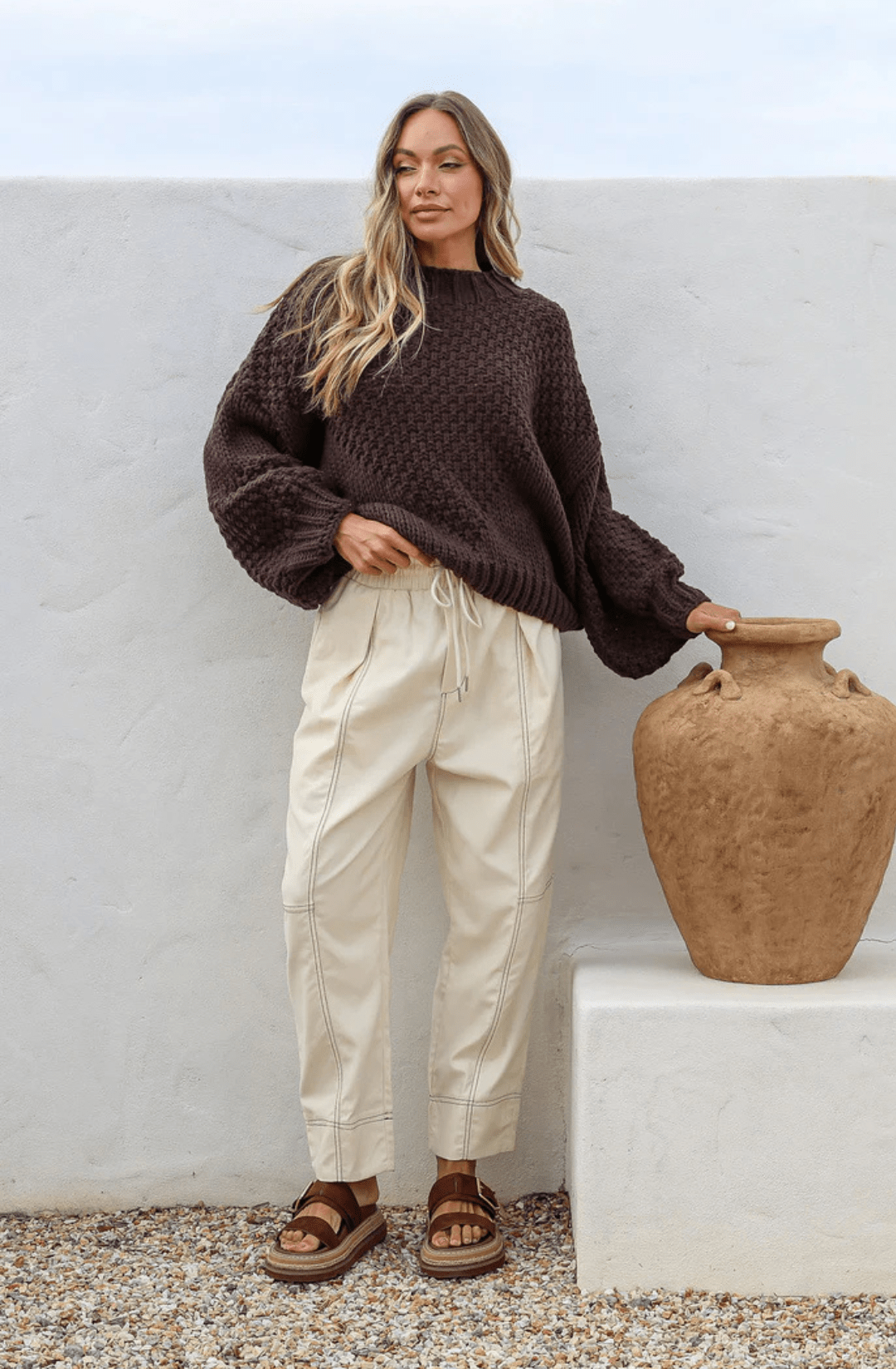 Truffle Textured Sweater