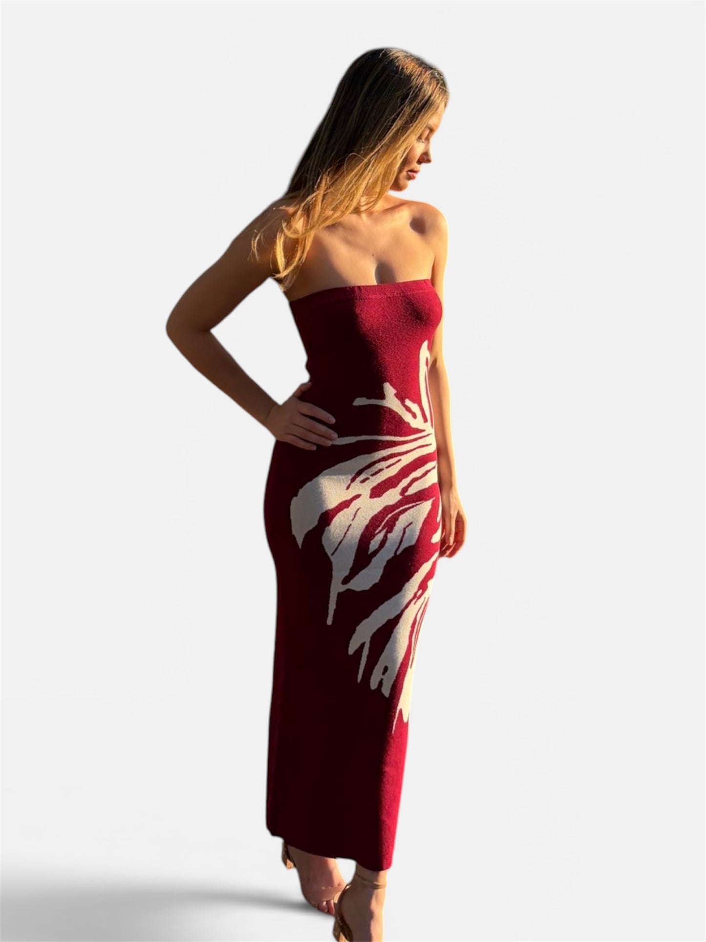 Siren Strapless Maxi Dress