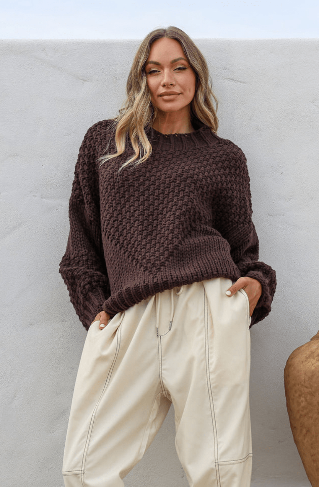 Truffle Textured Sweater