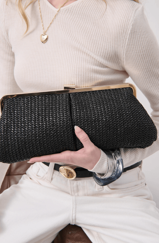 The Vesper Woven Clutch