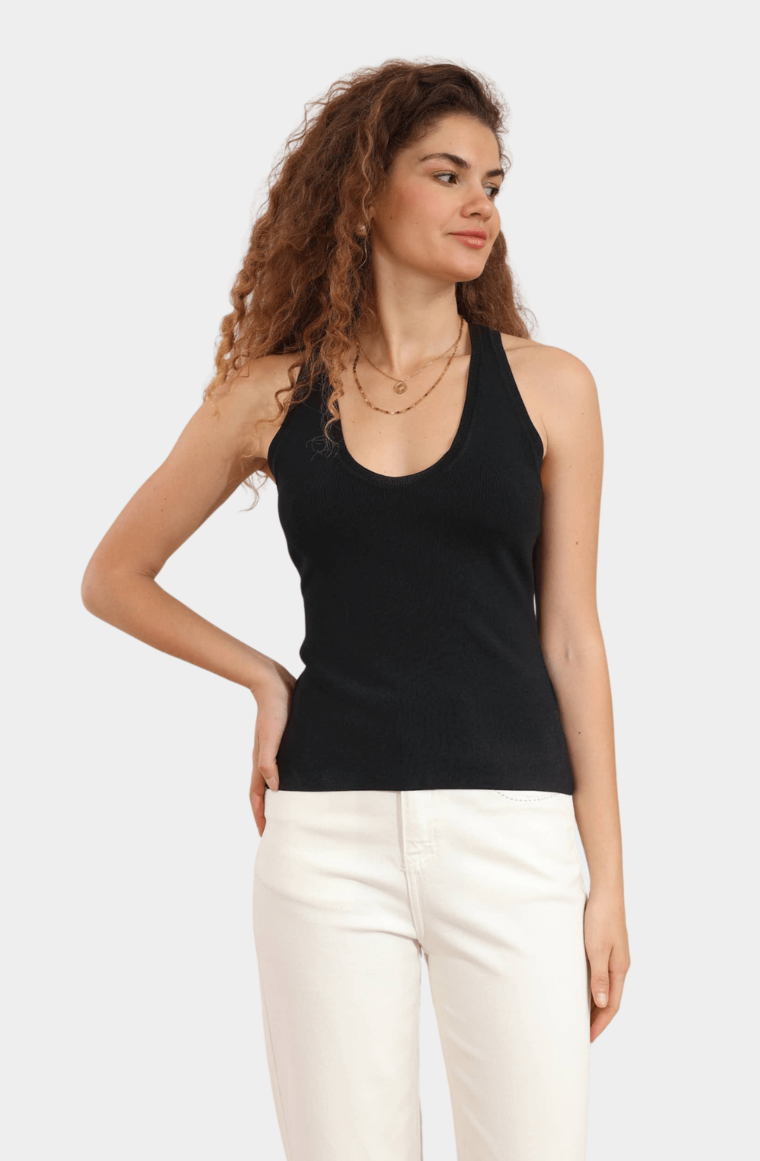 Elara Ribbed Tank