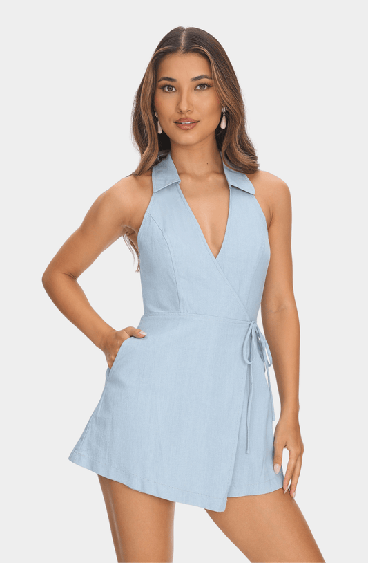 Harper Denim Playsuit