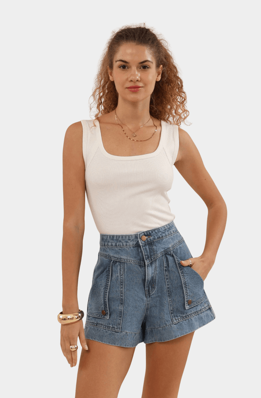 Celeste Denim Shorts